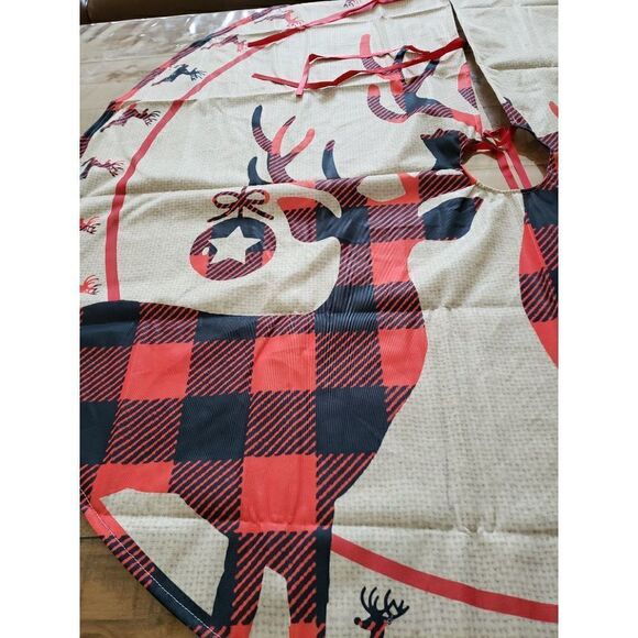 Reindeer Christmas Skirt - Picture 4 of 6